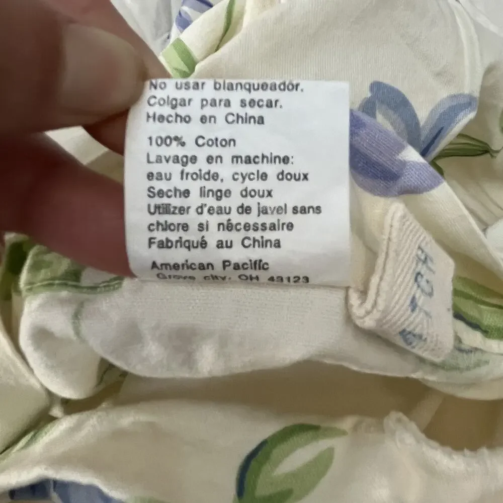 Vintage American Pacific Match King Duvet Cover & Pillow Shams Set